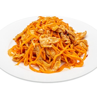 Салат Соевое мясо по-корейски
